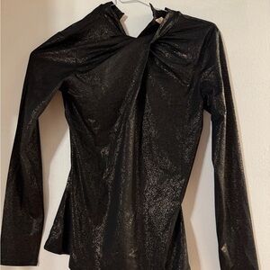 Ted Baker black gold blouse